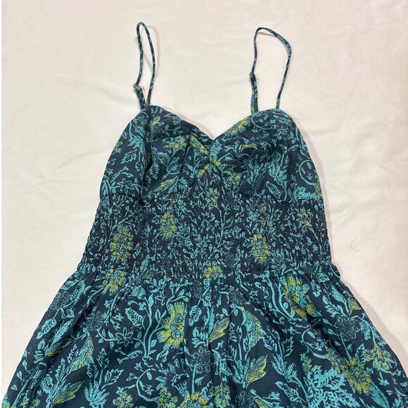 Free People Womens XS Sundrenched Printed Maxi Dress in Neptune Combo Fairy - Picture 6 of 10